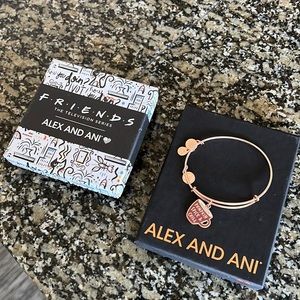 Alex & Ani FRIENDS Pumpkin Spice & Chill Bangle Rose Gold 2019
